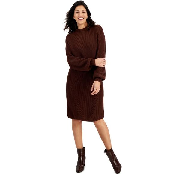 Style & Co. Dresses & Skirts - Women's Mock-neck Sweater Dress
